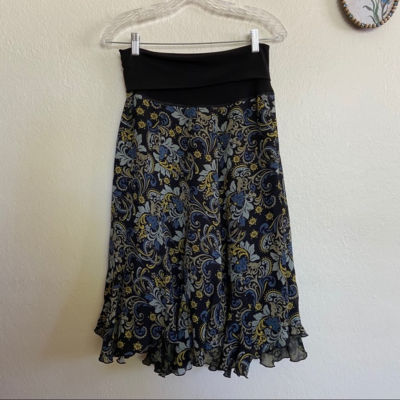 CAbi Floral Reversible Skirt - Picture 5 of 13